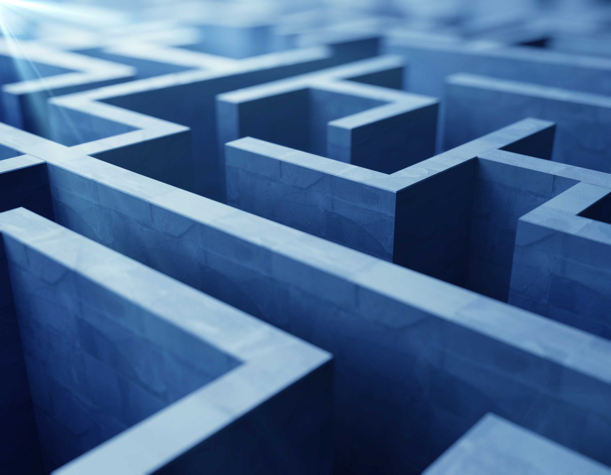 Photograph of a Labyrinth, representing the IRS whistleblower program