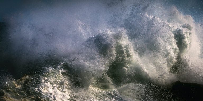 Whistleblower Actions: Citizens Motivated By Doing Right 1 Crashing Waves, representing disaster relief fraud and whistleblower retaliation