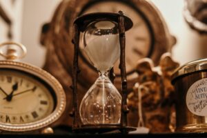 Whistleblower News 4 Shallow Focus of Clear Hourglass