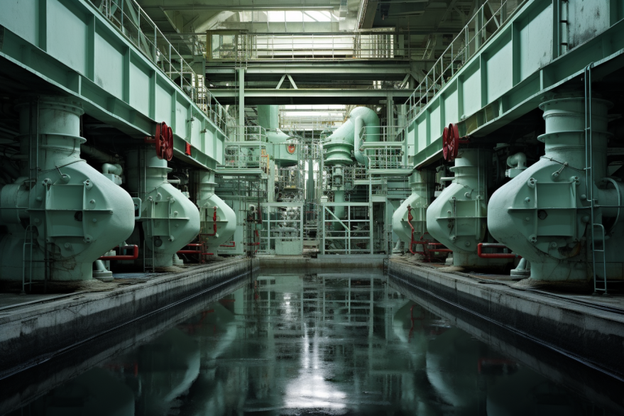 Inside of a nuclear power plant, representing nuclear safety whistleblowers