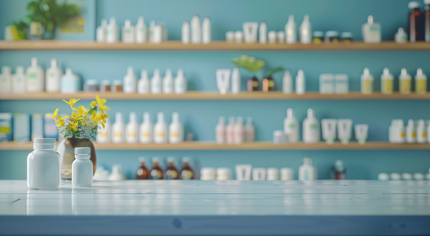 Image of a pharmacy, representing pharmacy benefit managers