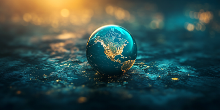 The DOJ's Corporate Whistleblower Awards Pilot Program 16 Globe on the ground, representing the DOJ's Corporate Whistleblower Awards Pilot Program